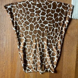 Midi printed skirt size small